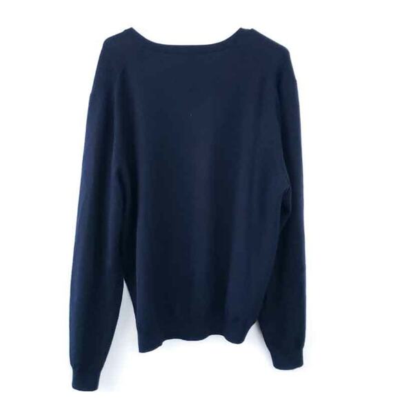 Brooks Brothers 346 Sweater Men Merino Wool Black Large Winter Fall Excellent - Picture 3 of 4